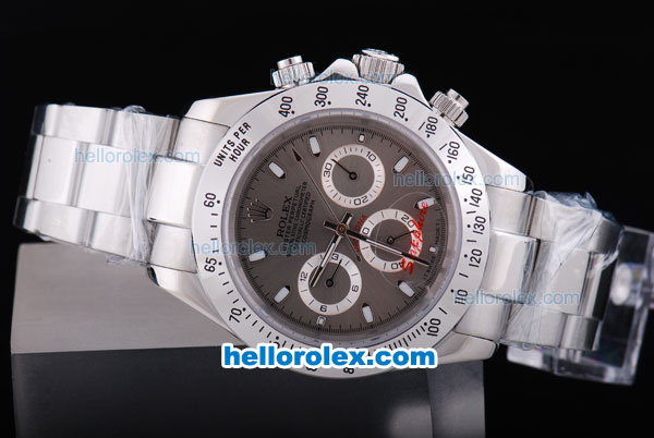 Rolex Daytona Chronograph Automatic with Gray Dial-White marking - Click Image to Close